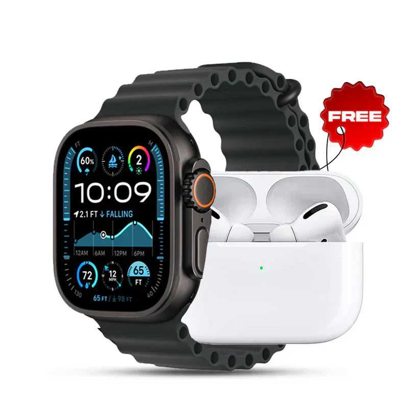 CROWN i60 ULTRA 2 WITH EARUBS PRO 2 (7+1 STRAPS) BEST QUALITY PERFECT SOUND QUALITY